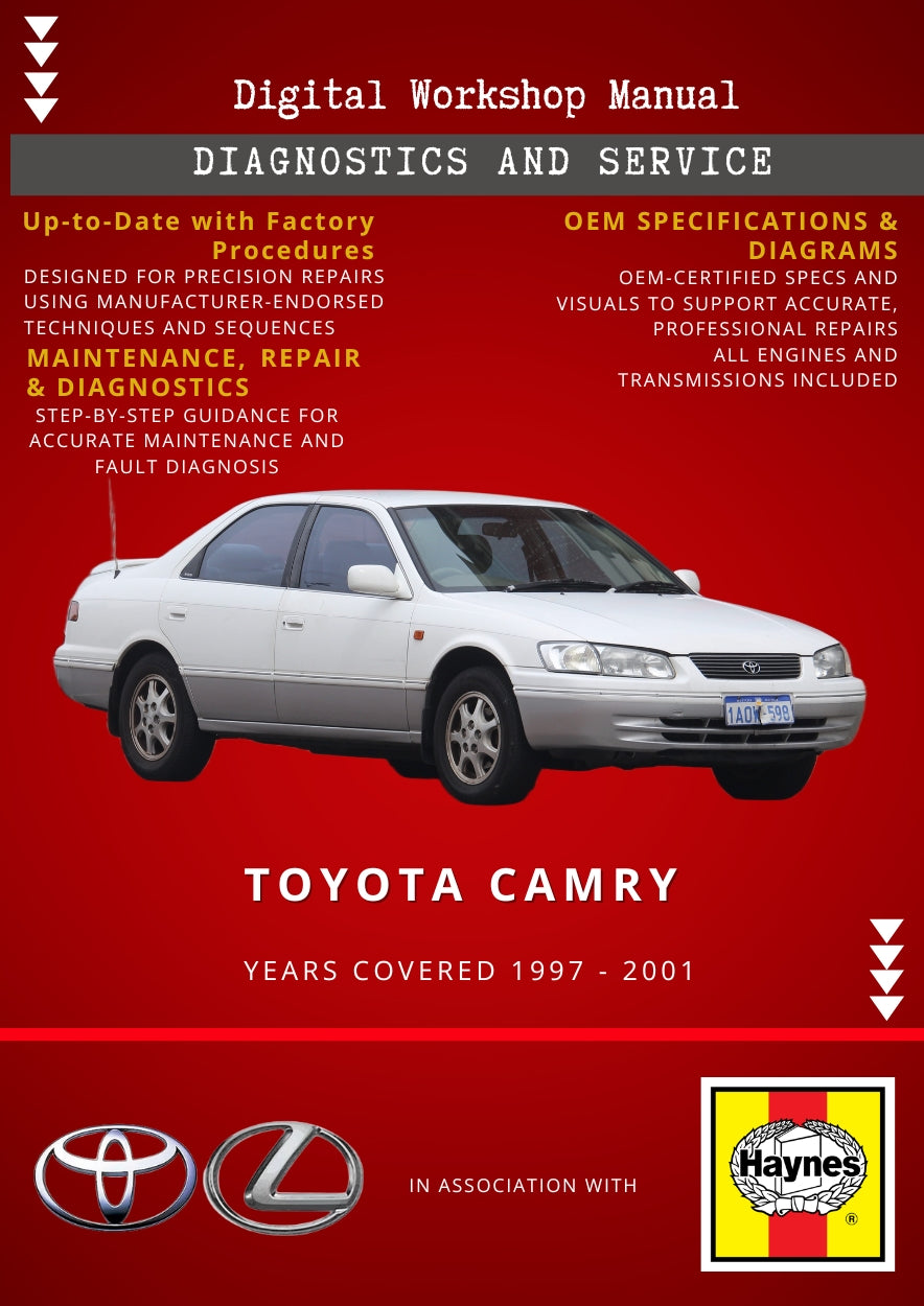Toyota Camry 1997 - 2001 Service and Repair Manual