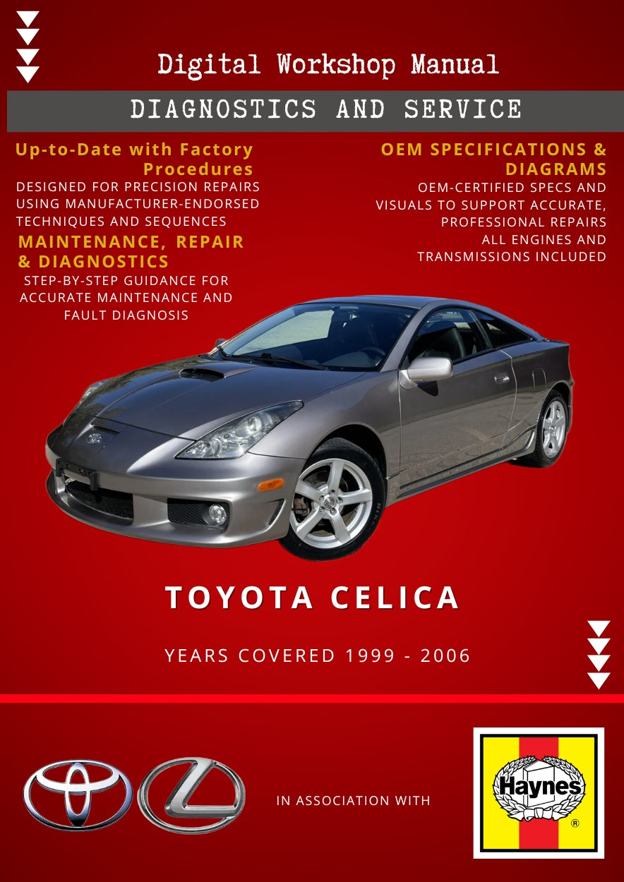 Toyota Celica 1999 - 2006 Service and Repair Manual