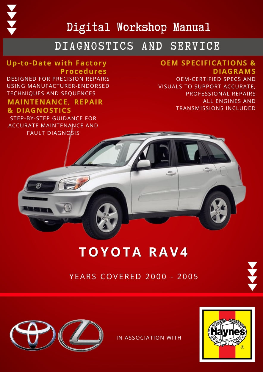 Toyota RAV4 2000 - 2005 Service and Repair Manual
