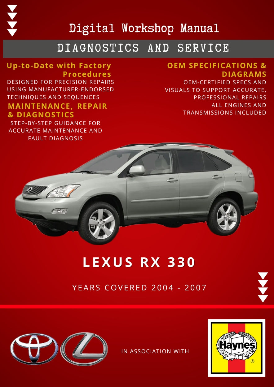 Lexus RX 330 2004 - 2007 Service and Repair Manual
